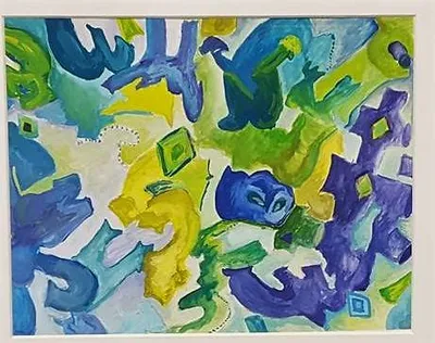 Masked in Cool Colors