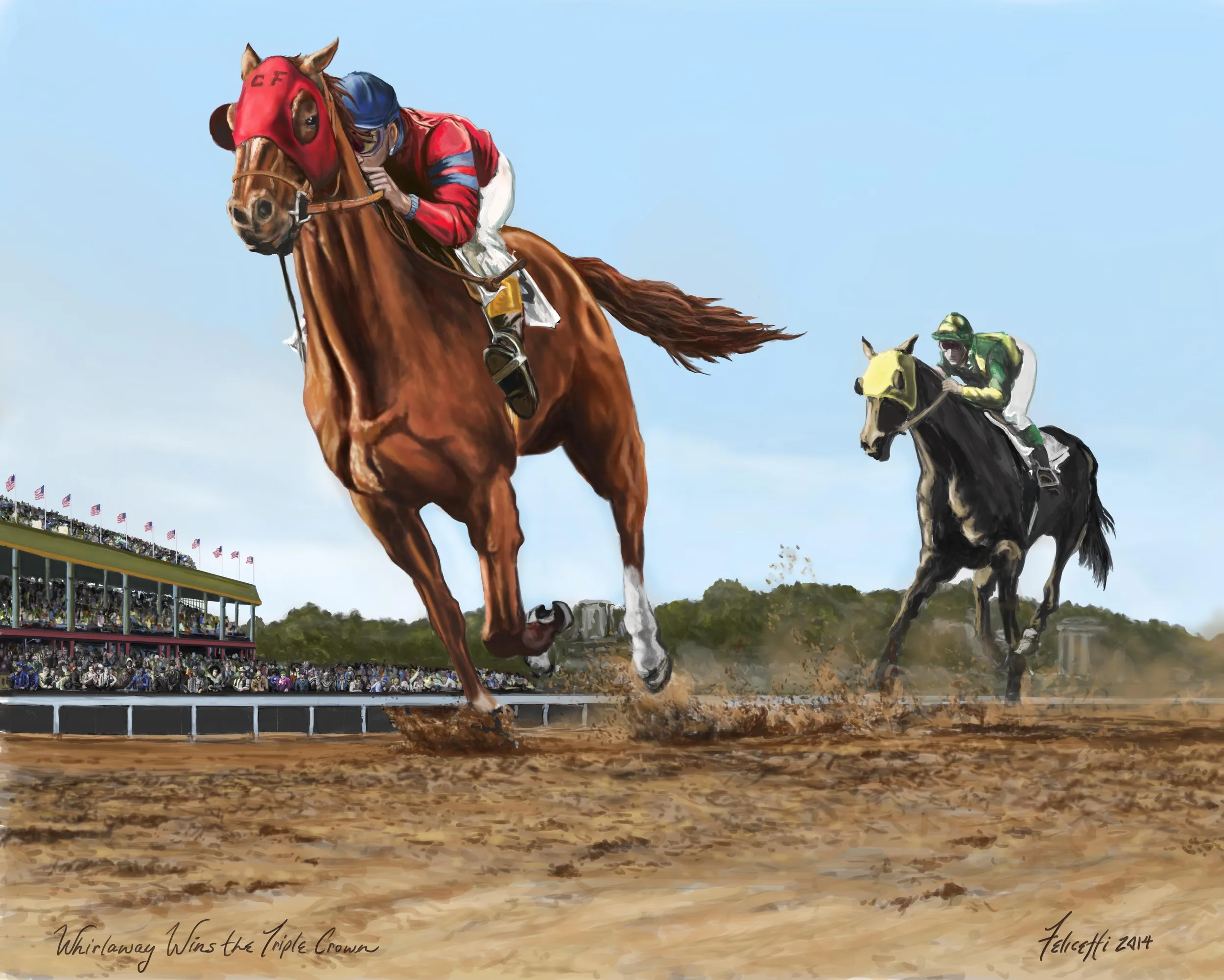 Whirlaway Wins the Triple Crown