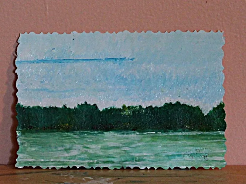 Calamus Lake Turning Green