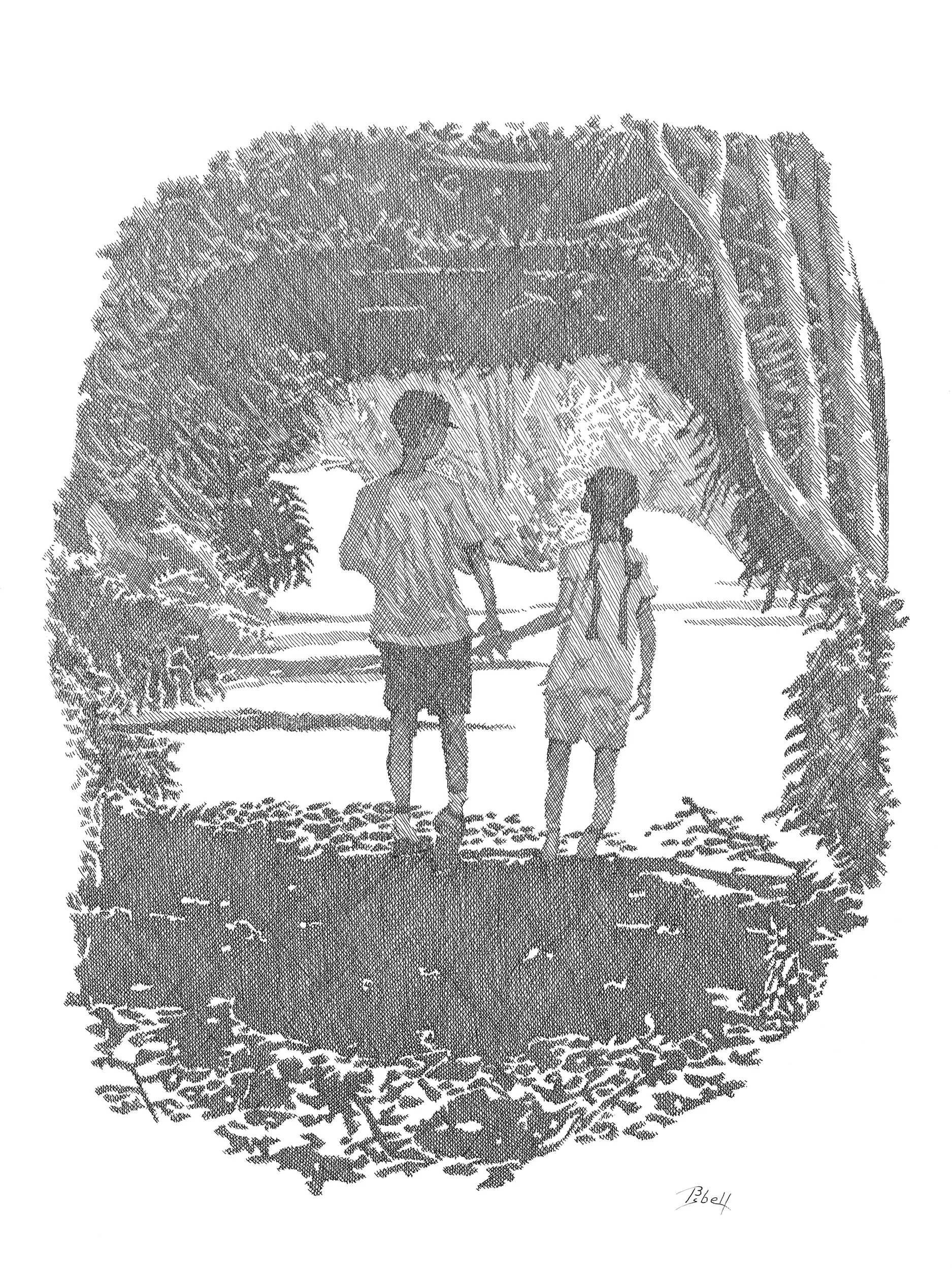 Shall we take the path to the left or right?