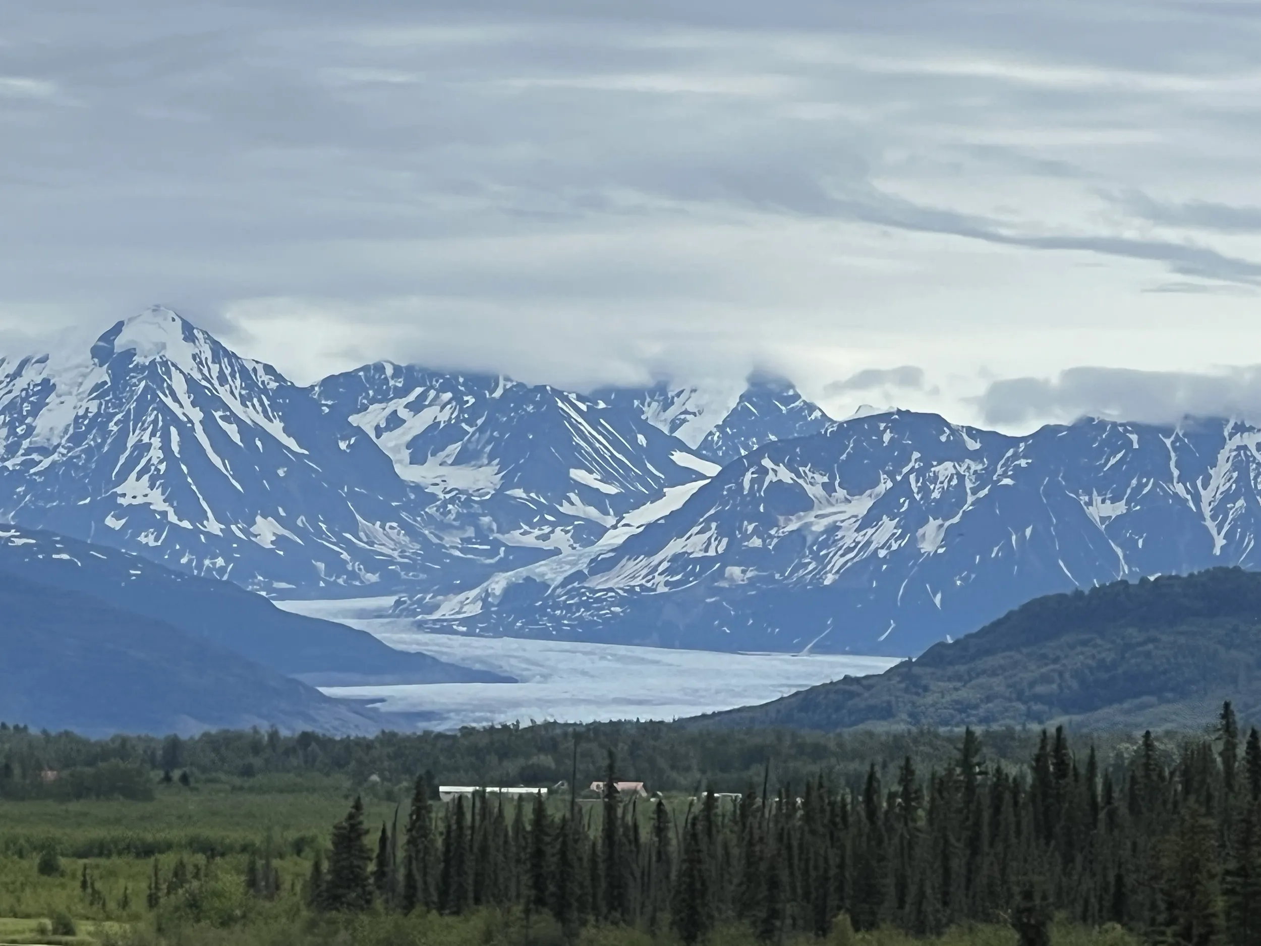 Knik River and Glacier (photo)