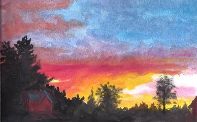 Sunset on Peacham Road